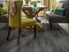 In The Grain 20 Vinyl Commercial by Shaw Floors in the color Milo flooring in a home, showing the finished look.