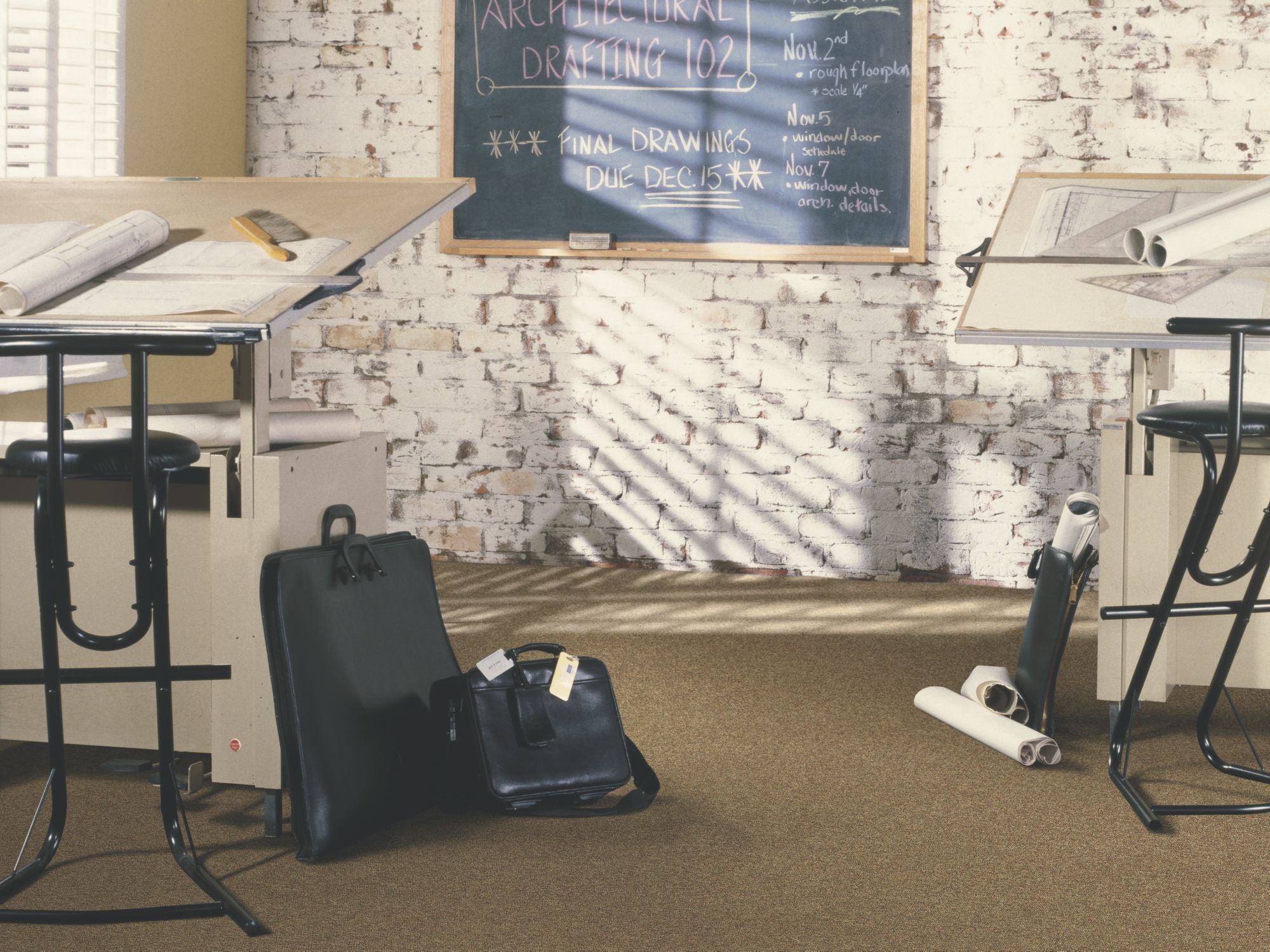 Franchise Ii 26 Residential Carpet by Philadelphia Commercial in the color Fruitwood. Image of browns carpet in a room.