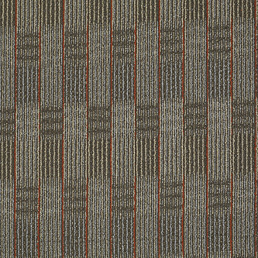 Sign On Commercial Carpet by Philadelphia Commercial in the color Agreement. Sample of browns carpet pattern and texture.