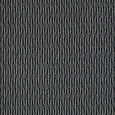 Fret Commercial Carpet by Philadelphia Commercial in the color Outerspace. Sample of grays carpet pattern and texture.