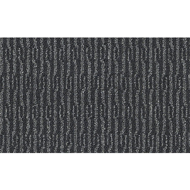 Fret Commercial Carpet by Philadelphia Commercial in the color Nightshade. Sample of grays carpet pattern and texture.