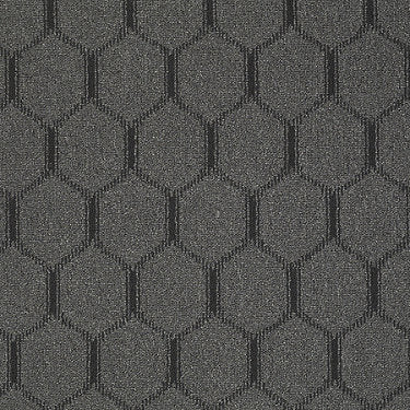 Ogee Commercial Carpet by Philadelphia Commercial in the color Timber Wolf. Sample of grays carpet pattern and texture.
