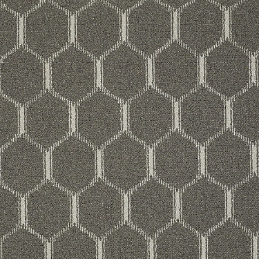 Ogee Commercial Carpet by Philadelphia Commercial in the color Chickadee. Sample of browns carpet pattern and texture.