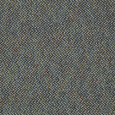 Zing Commercial Carpet by Philadelphia Commercial in the color Playful. Sample of blues carpet pattern and texture.