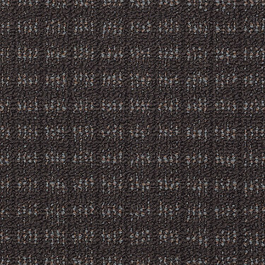 New Works Commercial Carpet by Philadelphia Commercial in the color Tighten Up. Sample of browns carpet pattern and texture.