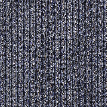 New Statement Commercial Carpet by Philadelphia Commercial in the color Stamped. Sample of blues carpet pattern and texture.
