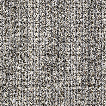 New Statement Commercial Carpet by Philadelphia Commercial in the color Delivery. Sample of grays carpet pattern and texture.