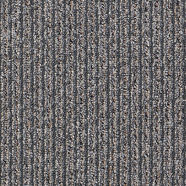 New Statement Commercial Carpet by Philadelphia Commercial in the color Addressed. Sample of grays carpet pattern and texture.