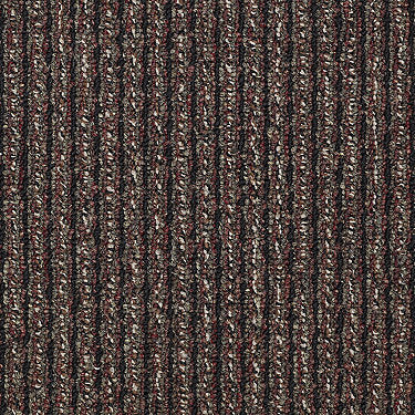 New Statement Commercial Carpet by Philadelphia Commercial in the color Forward On. Sample of reds carpet pattern and texture.