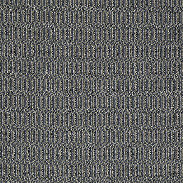On Site Residential Carpet by Philadelphia Commercial in the color Roger That. Sample of blues carpet pattern and texture.