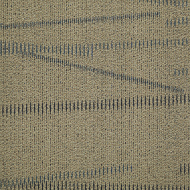 Crossings Commercial Carpet by Philadelphia Commercial in the color Alleyway. Sample of golds carpet pattern and texture.
