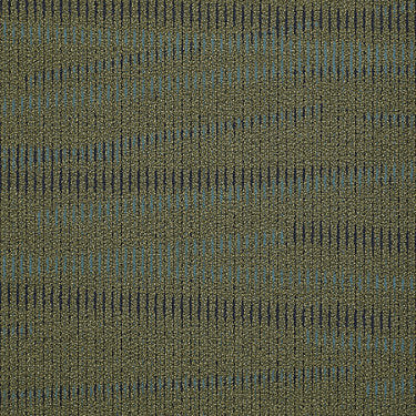 Crossings Commercial Carpet by Philadelphia Commercial in the color Crisscross. Sample of greens carpet pattern and texture.