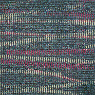 Crossings Commercial Carpet by Philadelphia Commercial in the color 4 Way. Sample of blues carpet pattern and texture.