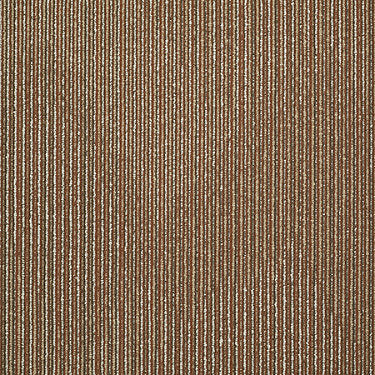 Intersections Commercial Carpet by Philadelphia Commercial in the color Crossway. Sample of browns carpet pattern and texture.