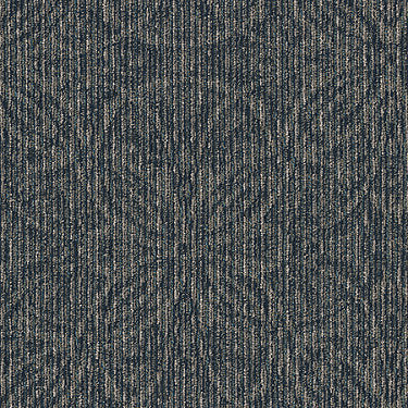 Antique Charm Commercial Carpet by Philadelphia Commercial in the color Oxford. Sample of blues carpet pattern and texture.