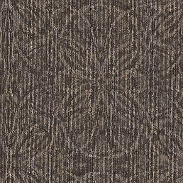 Antique Charm Commercial Carpet by Philadelphia Commercial in the color Hayworth. Sample of browns carpet pattern and texture.