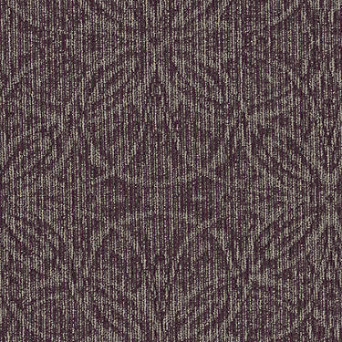 Antique Charm Commercial Carpet by Philadelphia Commercial in the color Ludlow. Sample of violets carpet pattern and texture.