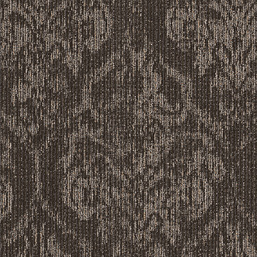 Classic Tradition Commercial Carpet by Philadelphia Commercial in the color Hayworth. Sample of browns carpet pattern and texture.