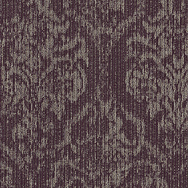 Classic Tradition Commercial Carpet by Philadelphia Commercial in the color Ludlow. Sample of violets carpet pattern and texture.