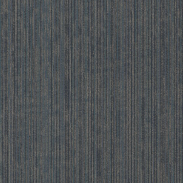Off Beat Commercial Carpet by Philadelphia Commercial in the color Comic. Sample of blues carpet pattern and texture.