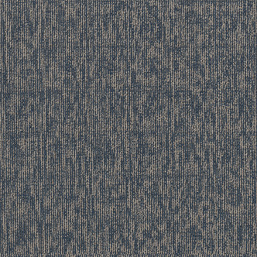 Elemental Commercial Carpet by Philadelphia Commercial in the color Structural. Sample of blues carpet pattern and texture.