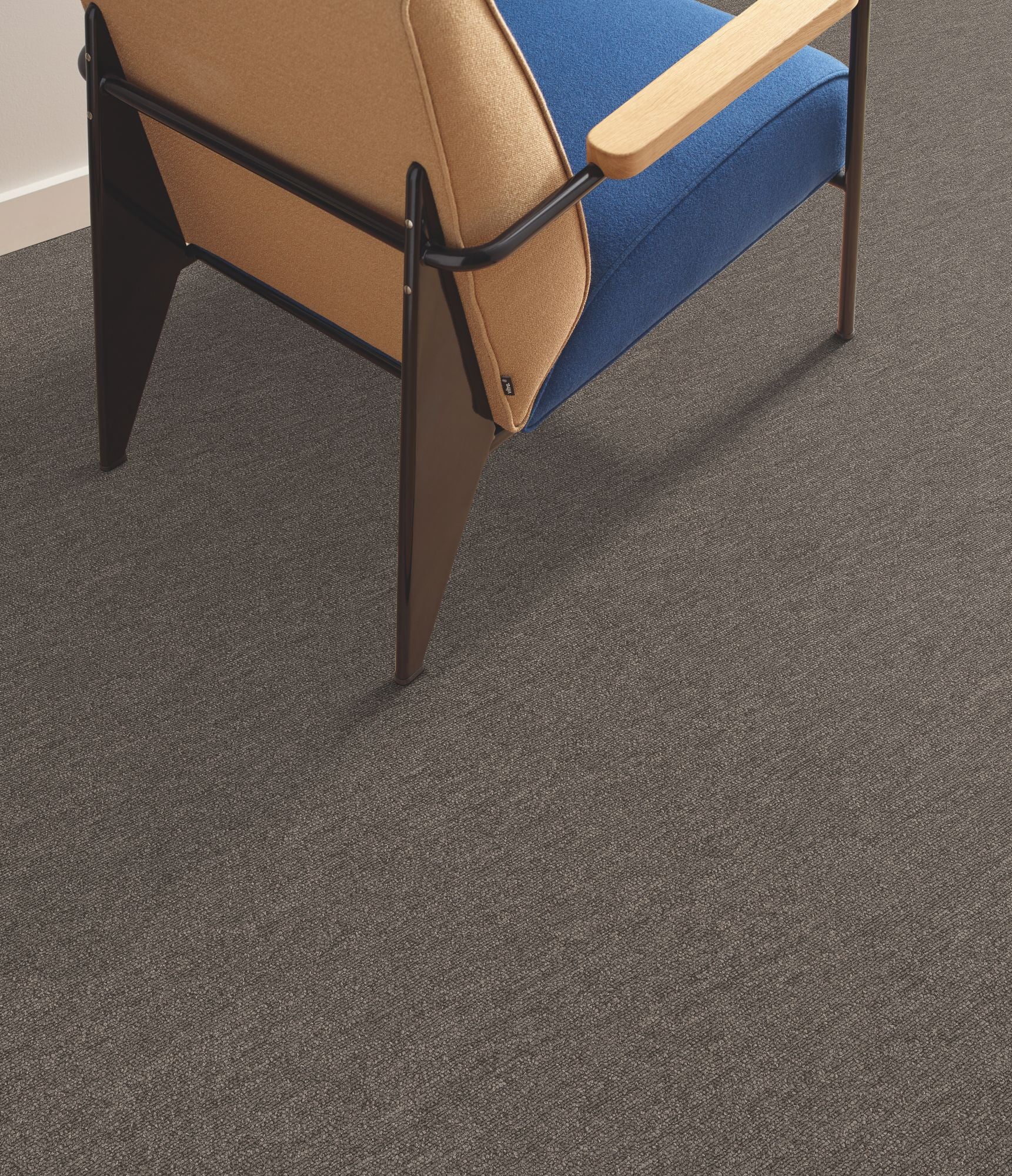 Profusion Tile Commercial Carpet by Philadelphia Commercial in the color Heaps. Image of browns carpet in a room.