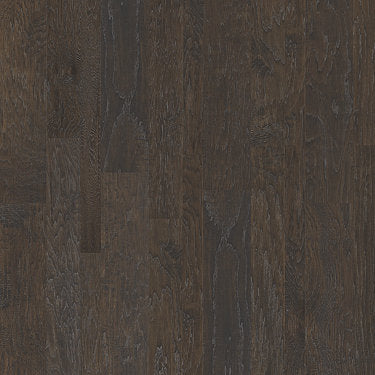 Palo Duro Mixed Width Anderson Hardwood in the color pewter by Shaw flooring sample demonstrating pattern and color.