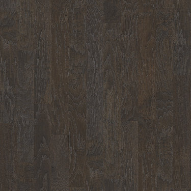 Palo Duro 5" Anderson Hardwood in the color pewter by Shaw flooring sample demonstrating pattern and color.