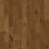 Palo Duro 5" Anderson Hardwood in the color golden ore by Shaw flooring sample demonstrating pattern and color.
