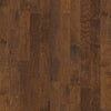 Palo Duro 5" Anderson Hardwood in the color hammer glow by Shaw flooring sample demonstrating pattern and color.