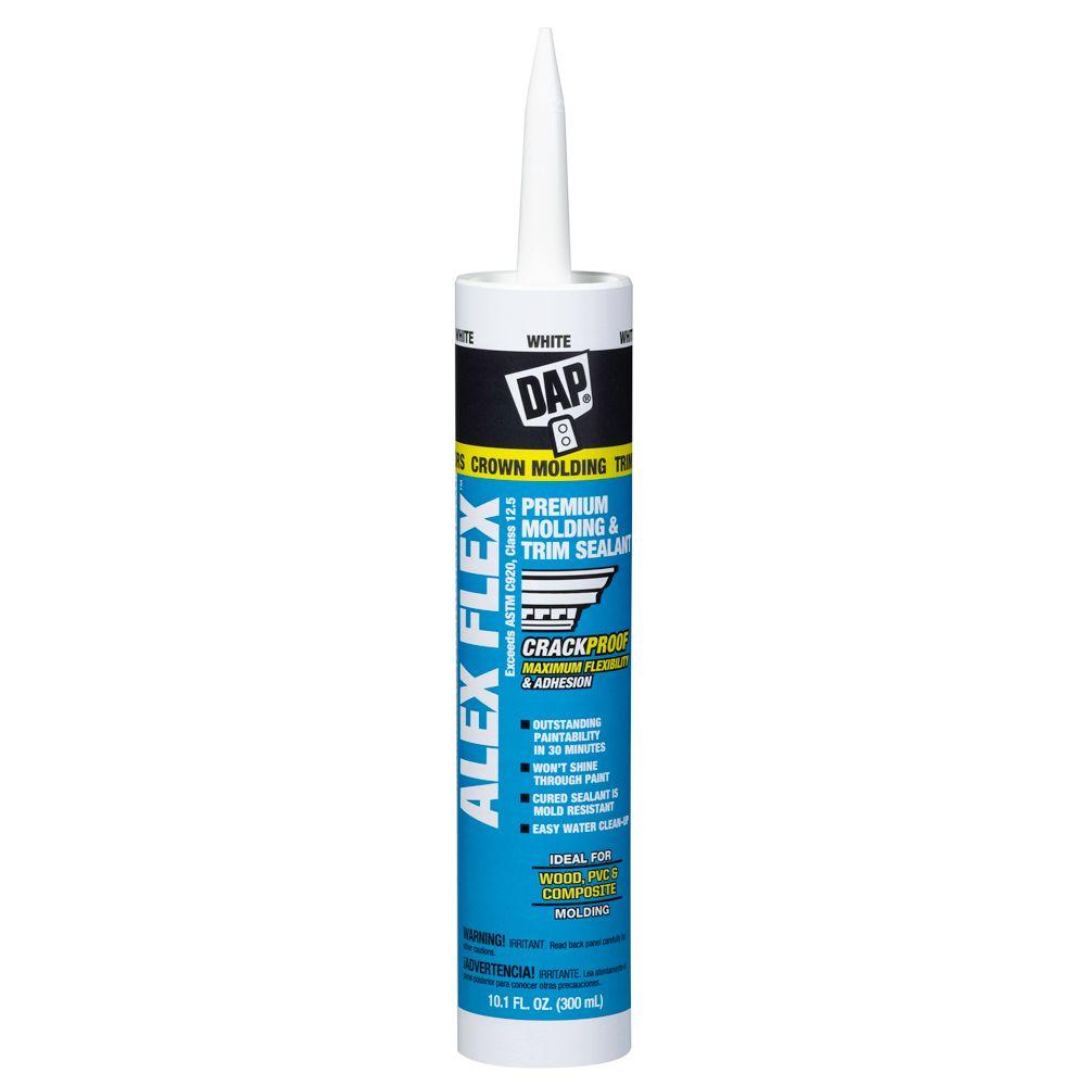 Alex Flex 10.1 oz. White Premium Molding and Trim Sealant