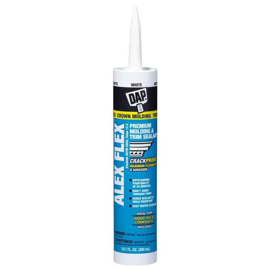 Alex Flex 10.1 oz. White Premium Molding and Trim Sealant