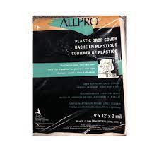 9'x12' 2mil Plastic Drop Cloth