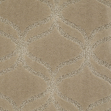 Appreciation Residential Carpet by Shaw Floors in the color Carnoustie. Sample of browns carpet pattern and texture.