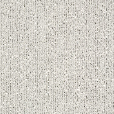 Tranquil Waters Residential Carpet by Shaw Floors in the color Meditative. Sample of grays carpet pattern and texture.
