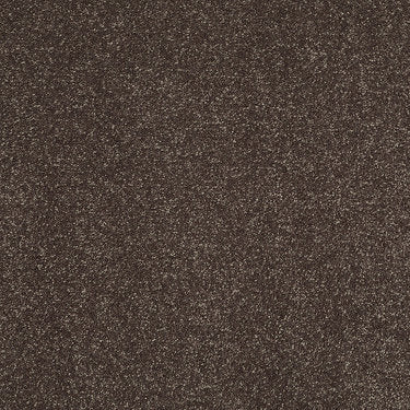 Secret Escape Ii 15' Residential Carpet by Shaw Floors in the color Cup Of Java. Sample of browns carpet pattern and texture.