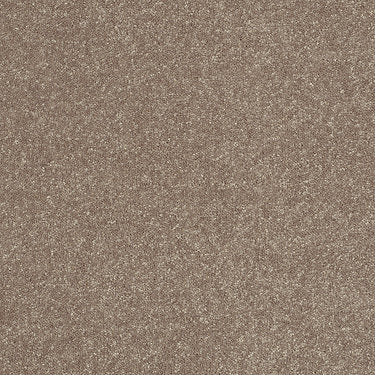 Secret Escape Ii 15' Residential Carpet by Shaw Floors in the color Outer Banks. Sample of browns carpet pattern and texture.