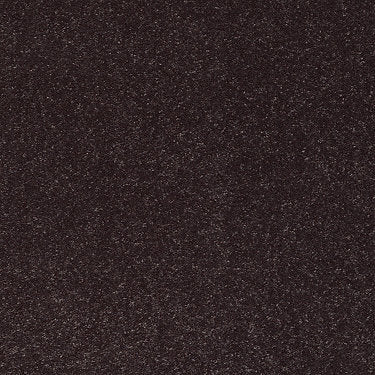 Secret Escape Ii 15' Residential Carpet by Shaw Floors in the color Dark Chocolate. Sample of browns carpet pattern and texture.