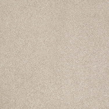 From The Heart Ii Residential Carpet by Shaw Floors in the color Goose Down. Sample of beiges carpet pattern and texture.