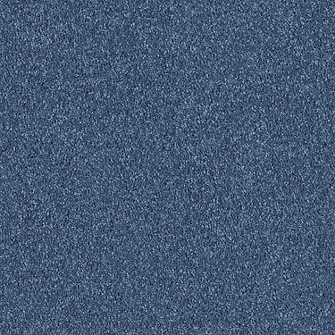 All Star Weekend Iii 12' Residential Carpet by Shaw Floors in the color Indigo. Sample of blues carpet pattern and texture.