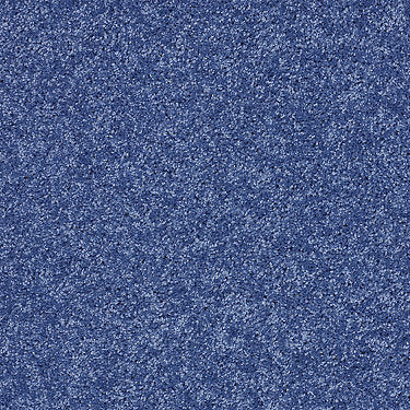 Kid Crossing Residential Carpet by Shaw Floors in the color Cobalt Vibe. Sample of blues carpet pattern and texture.