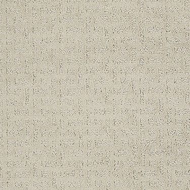 Just Gorgeous Residential Carpet by Shaw Floors in the color Oatmeal. Sample of beiges carpet pattern and texture.