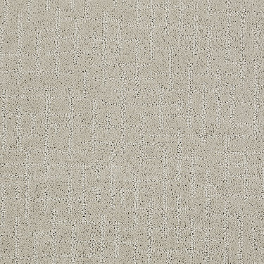 Simply Beautiful Residential Carpet by Shaw Floors in the color Biscuit. Sample of beiges carpet pattern and texture.