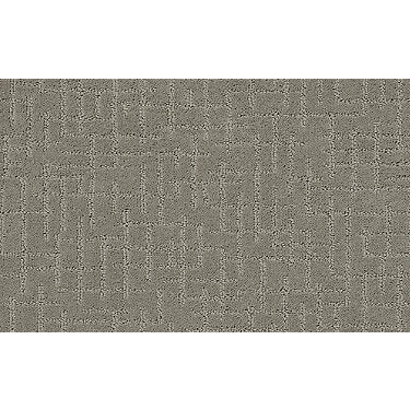 Simply Beautiful Residential Carpet by Shaw Floors in the color Gravel. Sample of grays carpet pattern and texture.