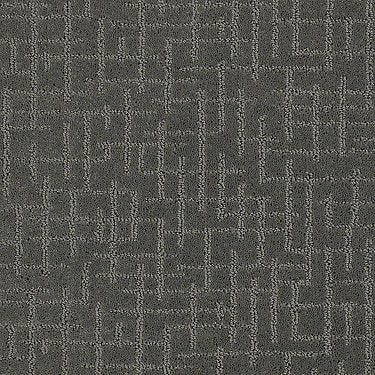 Simply Beautiful Residential Carpet by Shaw Floors in the color Shark Fin. Sample of grays carpet pattern and texture.