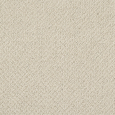 Truly Relaxed Loop Residential Carpet by Shaw Floors in the color French Linen. Sample of beiges carpet pattern and texture.