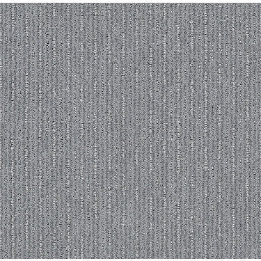 Insightful Way Residential Carpet by Shaw Floors in the color Silver Springs. Sample of blues carpet pattern and texture.
