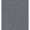 Insightful Way Residential Carpet by Shaw Floors in the color Blue Steel. Sample of blues carpet pattern and texture.