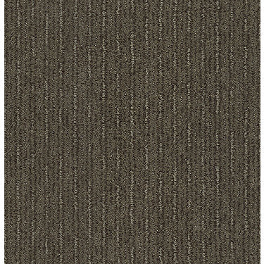 Insightful Way Residential Carpet by Shaw Floors in the color Antique Chest. Sample of browns carpet pattern and texture.