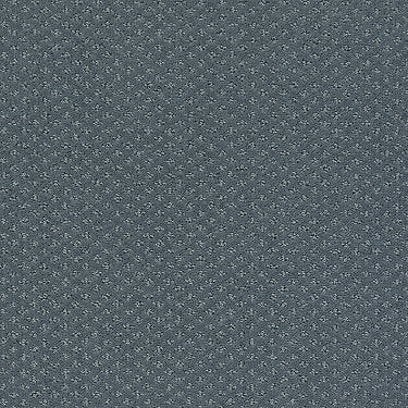 Infallible Instinct Residential Carpet by Shaw Floors in the color Voyage. Sample of blues carpet pattern and texture.